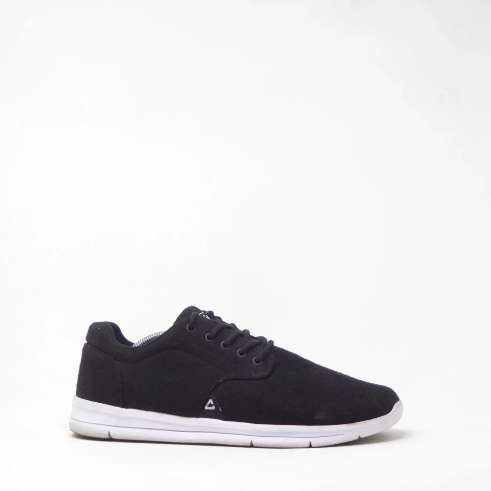 Cuater Mens Shoes Black Wool Blend Daily Casual Sneakers 12